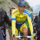 El corredor español, Alberto Contador.