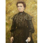 Retrato de la profesora leonesa Faustina Álvarez García