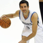 Ricky Rubio, en una imagen con su equipo.