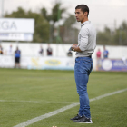 Diego Merino el día de su debut en La Eragudina. F. OTERO