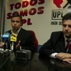 Joaquín Otero y Luis Herrero Rubinat durante la rueda de prensa