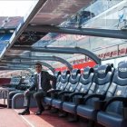 Valverde, en el banquillo del Camp Nou.