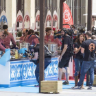 Un momento de la grabación del programa junto a la Catedral el pasado mes de junio