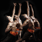 Imagen de la compañía Anil Panchal Dance Group, que mostrará hoy en León la danza Chhau, Patrimonio de la Humanidad.