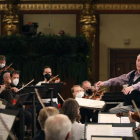 Ensayo de la Filarmónica de Viena para el tradicional Concierto de Año Nuevo de 2022. DIETER NIEGL