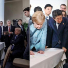 Las otras perspectivas de la fotografía icónica de la cumbre del G-7.