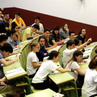 Un grupo de los alumnos que participó este año en la nueva selectividad. MARCIANO