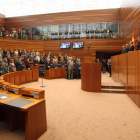 Plenario de las Cortes en la celebración de los 29 años del estatuto de autonomía de Castilla y León.
