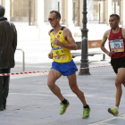 Sergio Sáchez, en un momento de la maratón