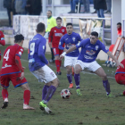 El equipo morado logra un punto de calidad ante uno de los aspirantes al ascenso. FERNANDO OTERO