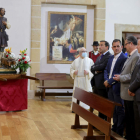 Dueñas ayer, en los actos en honor a San Isidro en Salamanca. JM GARCIA