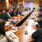 Un momento de la constitución, ayer en Valladolid, del grupo de trabajo.