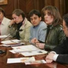 Evelia Fernández, Sheila Rodríguez, Víctor Díez, Ana Guada y Javier Chamorro, en la presentación