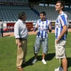 Silvano enseñó a los jugadores su nuevo estadio y les habló de las bondades del club y de la afición