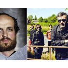 El músico británico Matthew Herbert y los integrantes del grupo valenciano La Habitación Roja.