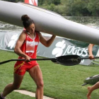 Raquel Carbajo, en un momento de la competición.