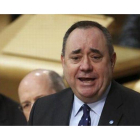 Alex Salmond, en el Parlamento de Edimburgo, el 21 de marzo.