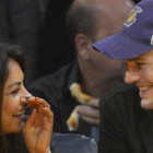 Mila Kunis y Ashton Kutcher, en el 2014.