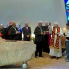 El Papa Benedicto XVI visitó ayer la iglesia de Aparecida