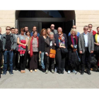 Un grupo de treinta europeos visitan el Museo Romano para conocer el patrimonio y la aplicación de las nuevas tecnologías.