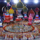 Gala de inauguración de los 22º Juegos Olímpicos de Invierno, en el estadio olímpico de Sochi (Rusia), en el 2014.