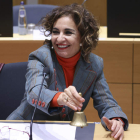 María Jesús Montreo, ministra de Hacienda y vicepresidenta cuarta. UNIÓN EUROPEA
