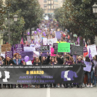 Manifestación del 8 de marzo en Ponferrada. L. DE LA MATA