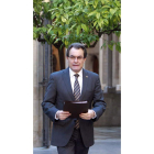 Artur Mas llega a la reunión del gobierno catalán.