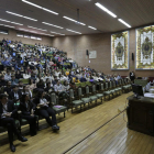 El encuentro se celebró en la Facultad de Veterinaria de León. FERNANDO OTERO