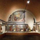 La Cámara de Doña Sancha, reabierta en junio, tras recolocar en ella las pinturas que fueron arrancadas de sus muros. MARCIANO PÉREZ