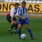 Cascallar, durante el partido del pasado miércoles ante el Compostela