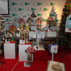 Ramos de Navidad que subastó ayer El Corte Inglés.