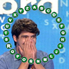 David Leo García, en el momento de completar el rosco de 'Pasapalabra'.