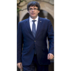 El presidente catalán, Carles Puigdemont. QUIQUE GARCÍA