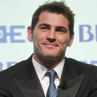 Íker Casillas, durante la presentación organizada por el BBVA.