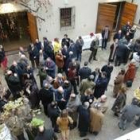 Una nutrida representación de la sociedad leonesa se dio cita ayer en el Palacio de Gaviria