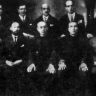 Miembros del primer consejo de administración de Diario de León que vio la luz el día de San Blas de 1906. DL