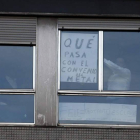 Los sindicalistas estuvieron todo el día encerrados en la sede de la Fele