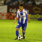 Jonatan Ruiz durante un partido con la Deportiva. L. DE LA MATA