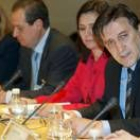 Raimon Martínez Fraile, a la derecha, en su etapa de director general de Turismo