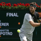 Del Potro gana en Indian Wells al suizo Federer.