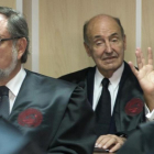 Miquel Roca, abogado de la infanta Cristina, en la sala del juicio del 'caso Nóos'.
