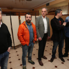 Higinio García, Marcos Fernández, Francisco Vime, Pedro Villanueva y Andrés Pérez. L. DE LA MATA