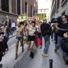 Protesta de Femen en Madrid, en 2013