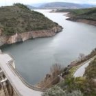 El embalse de Bárcena, de donde también capta agua el Ayuntamiento de Ponferrada para el abastecimie