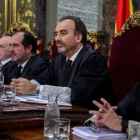 Manuel Marchena, en el centro, figura crucial del juicio a la cúpula independentista.