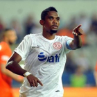 Samuel Etoo, en un partido del Antalyaspor en la Liga turca.