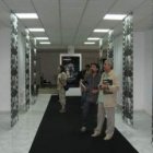 Esteban García y Luis Miguel Alonso durante la apertura de la muestra de «El Desencanto»