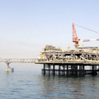 Una plataforma petrolífera en el sur de Irak.