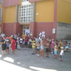 Los niños del pueblo participaron en numerosos juegos.